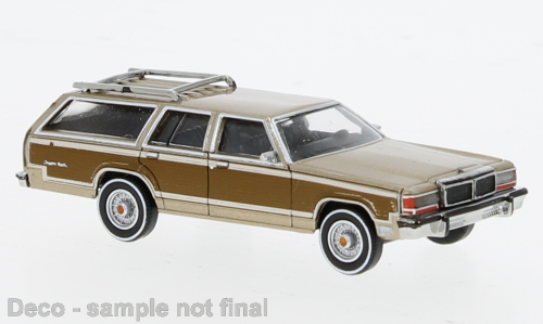 Brekina Ford LTD Country Squire Woody gold