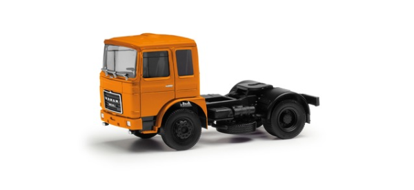 Herpa Roman Diesel Zugmaschine 2achs orange (Deutrans)