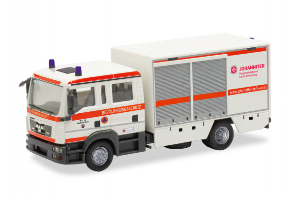 Herpa MAN TGL 08 GW-SAN "Die Johanniter Cottbus/Bevölkerungsschutz"