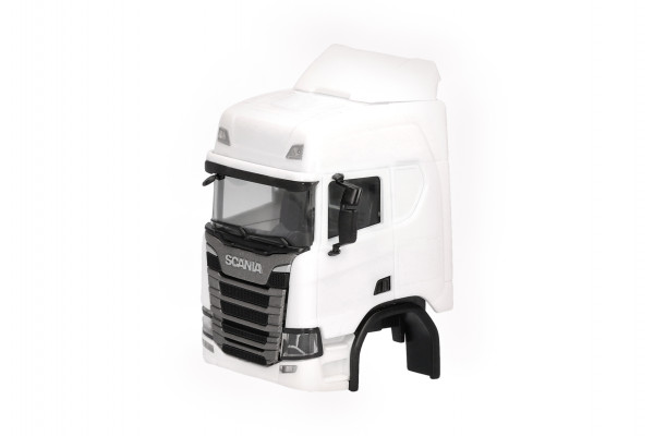 Herpa Fahrerhaus Scania CR 20 Hochdach mit Dachspoiler (Schwedenkombi), weiß, 2 Stück