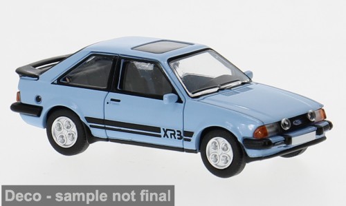 PCX87 Ford Escort Mk III XR3 hellblau mit Dekor (870791)