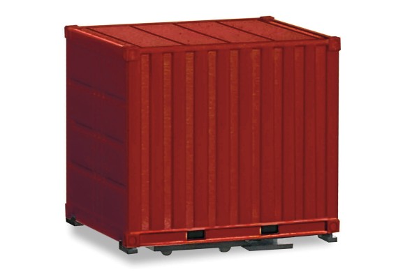 Herpa 2x 10ft Container, rot
