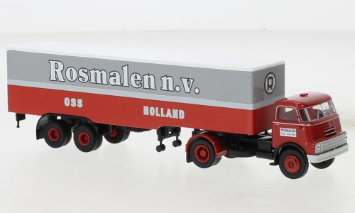 Brekina DAF DO 2000 Koffer-Sz. "Rosmalen" grau/rot (85232)