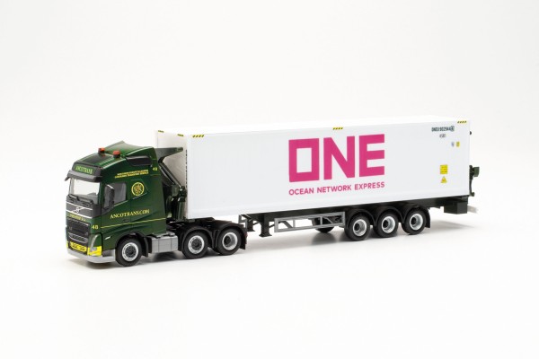 Herpa Volvo FH Gl. (2020) 6x2 Container-Seitenlader „Ancotrans/ONE“ (315531)