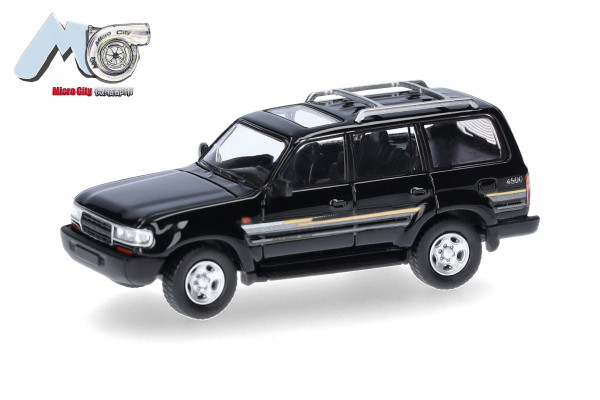Herpa MicroCity: Toyota Landcruiser 80, schwarz