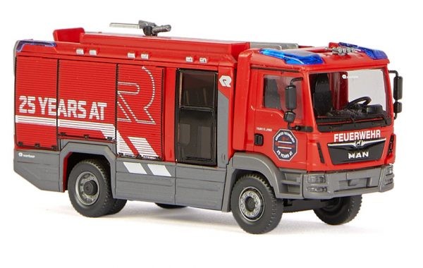 Wiking-Werbe: MAN TGM Rosenbauer AT "25 Jahre AT"