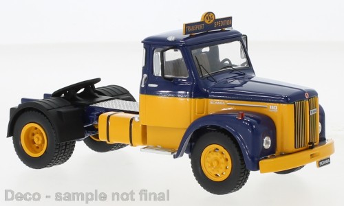 IXO Scania 110 Super (1953) blau/gelb (TR122)