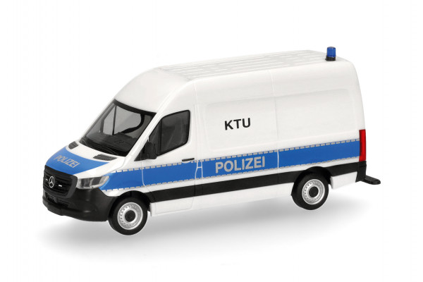 Herpa Mercedes-Benz Sprinter '18 Kasten Hochdach "Polizei Nordrhein-Westfalen/KTU"