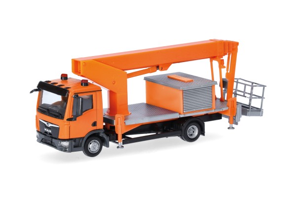 Herpa MAN TGL CC Ruthmann Steiger TK310 kommunalorange