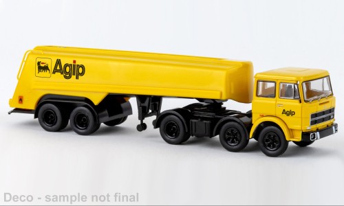 Brekina Fiat 691 T Tank-Sz. "Agip" (I)