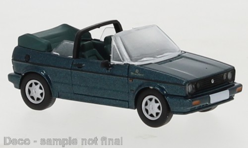 PCX87 VW Golf I Cabriolet (1991) d´grün-met. "Etienne Aigner" (870310)