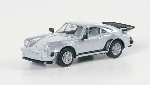 Herpa Porsche 911 Turbo, silber met. (030601-003)