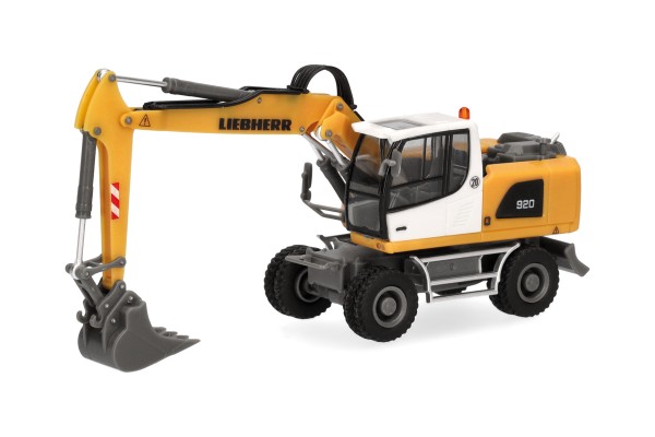 Herpa Liebherr Mobilbagger A920 (mit drei Anbaugeräten)