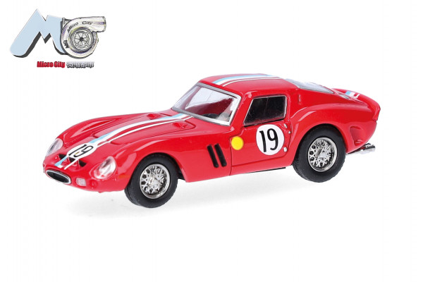 Herpa MicroCity: Ferrari 250 GTO "19" rot
