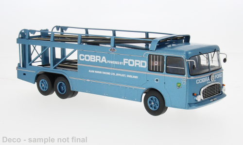 IXO Fiat Bartoletti 306/2 Renntransporter "Ford" (1956) blau (TTR041)