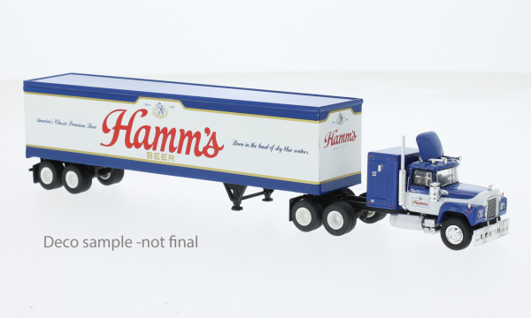 Brekina Mack RS Koffer-Sz. "Hamm´s Beer"