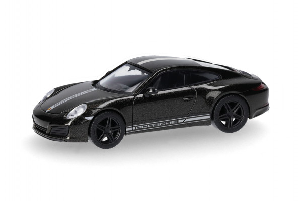 Herpa Porsche 911 Carrera 4S, schwarzmetallic
