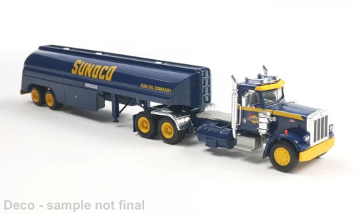 Brekina Peterbilt 359 Tank-Sattel "SUNOCO"