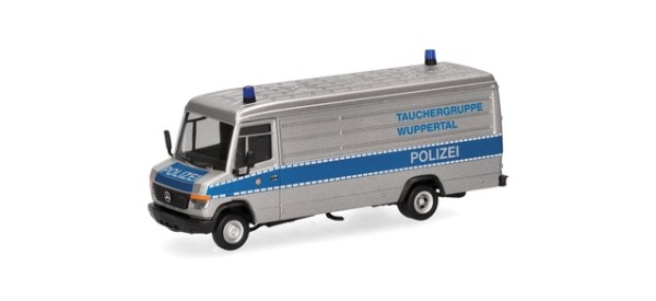 Herpa Mercedes-Benz T2 Vario Kasten "Polizei Tauchergruppe Wuppertal"