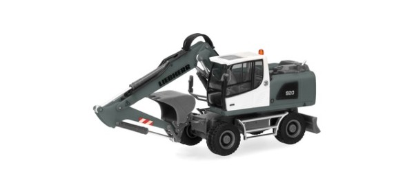 Herpa Liebherr Mobilbagger A920 Litronic, grau/gelb