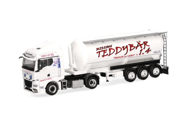 Herpa MAN TGX GM Silo-Sattelzug "Silo Melmer / Teddybär 1.4"