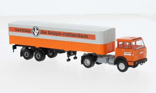 Brekina Hanomag Henschel F 161 PP-Sz. "Vermey de Bruyn" (Plane grau)