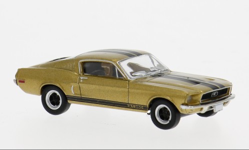 Brekina Ford Mustang GT 350 Fastback gold-met./schwarz