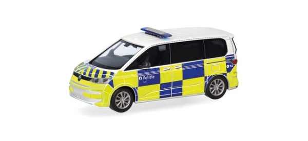 Herpa VW Multivan (2022) "Politie/Police" (Belgien)