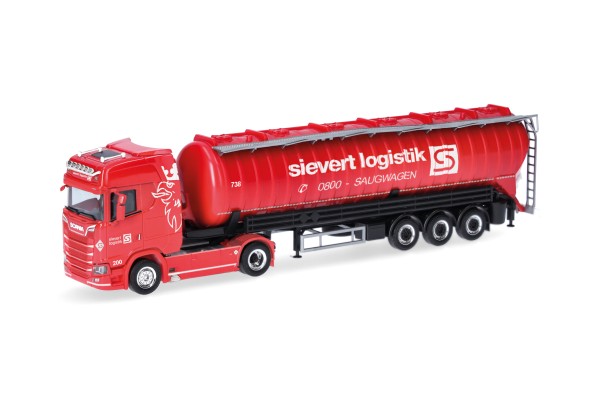 Herpa Scania CS 20 HD Saugsilo-Sz. "Sievert Logistik"