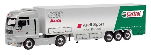Schuco: MAN TGA Koffer-Sz. "Team Phoenix-Castrol" (22693)