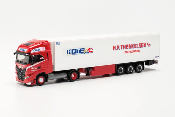 Herpa Iveco S-Way LNG Kühlkoffer-Sz. „H.P.Therkelsen“ (316095)