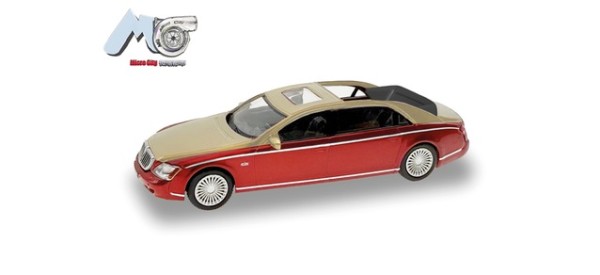 Herpa MicroCity: Maybach 62S, rot/gold (2002-2013)