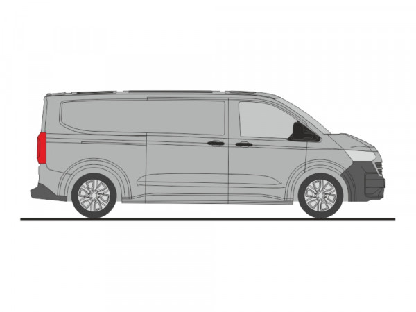 Rietze:VW Transporter T7 Kasten LR FD light grey metallic