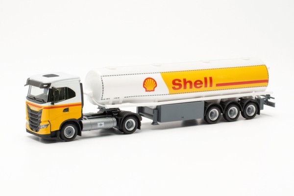 Herpa Iveco S-Way ND LNG Benzintank-Sattelzug „Shell“ (315685)